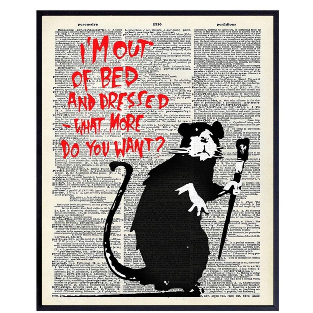 Banksy print